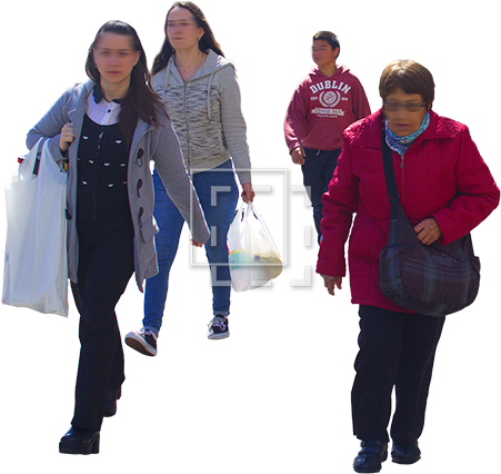 Cutout People - Snow (450x450), Png Download