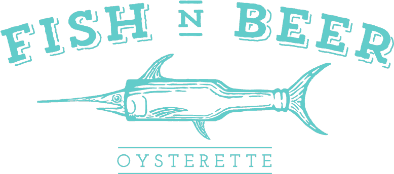 Fish - Beer - Oysters - - Beer N Fish (800x353), Png Download