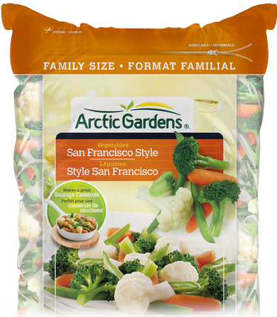 75kg Vegetables San Francisco Style - Arctic Gardens Super Sweet Corn (389x456), Png Download