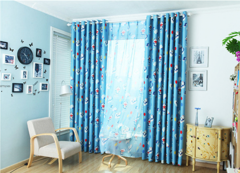100x250cm Small Animals Pattern Window Curtain Panel (1000x1000), Png Download