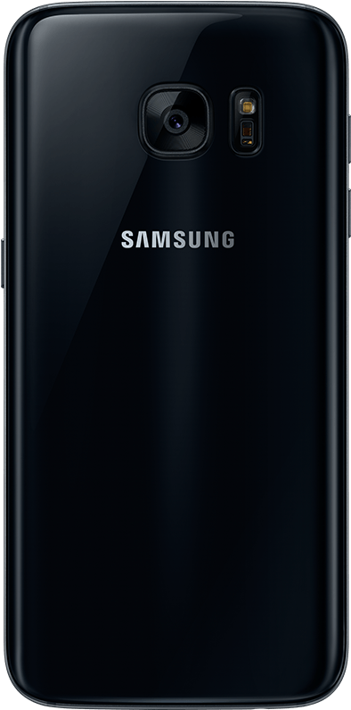 Galaxy-s7 Gallery Back Black - Samsung Galaxy S7 32gb Black (833x870), Png Download