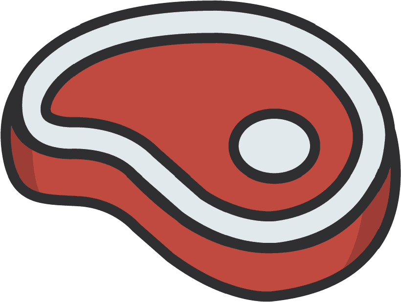 Cold Rooms For Meat, Fish & Poultry - Fish Meat Icon Png (834x834), Png Download