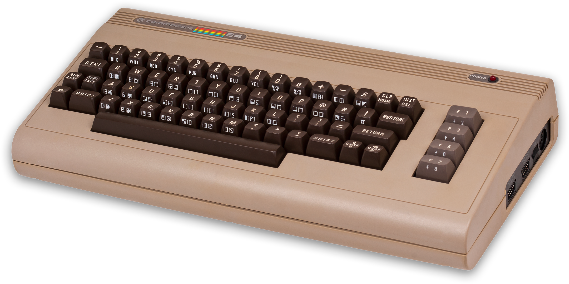 Commodore 64 Computer - C64: Commodore 64 (2168x1102), Png Download