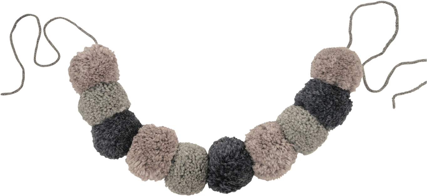 Pom Pom Garland // Oldrose Mix - Aperie Pom Pom-girlander, Old Rose Mix (1365x2048), Png Download