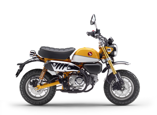 The Original Mini Bike Has Been Re Imagined With - Honda Monkey 125 2018 (864x486), Png Download