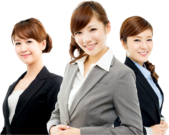 Asian Business People - People In Hotel Png (932x514), Png Download