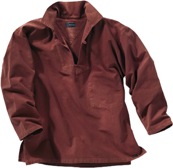 Fisherman's Smock - Vareuse Homme Rouille (430x371), Png Download