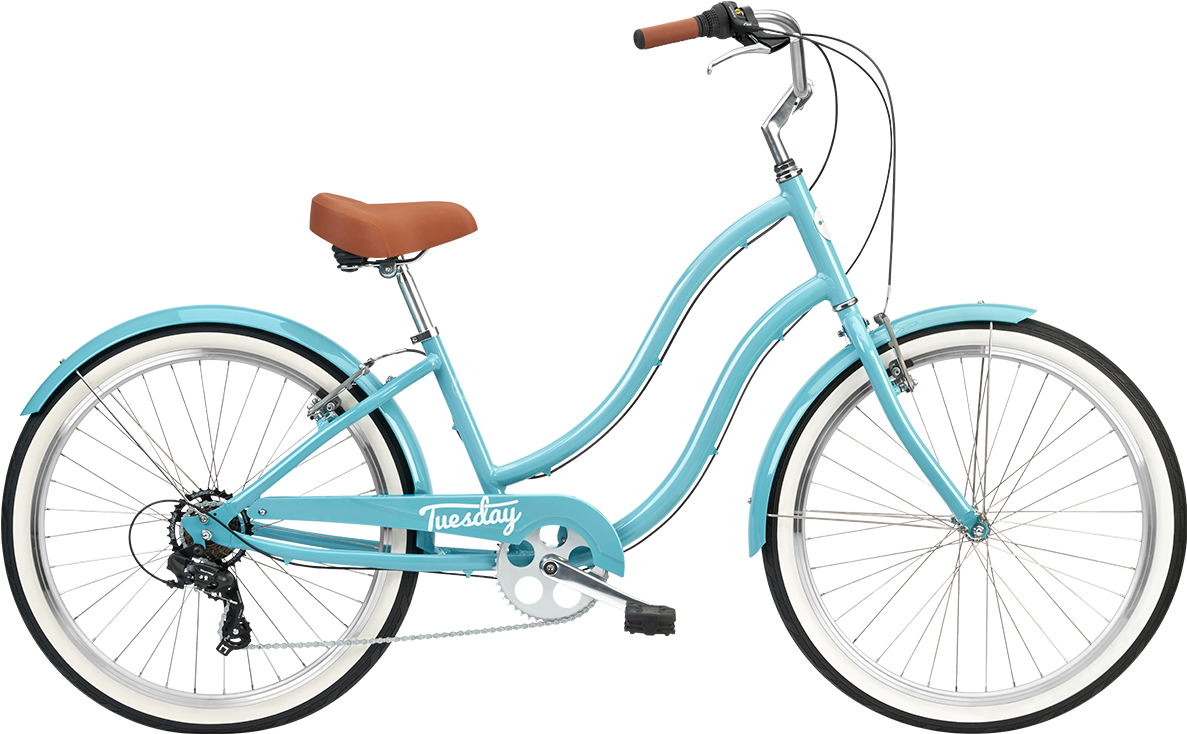 Tuesday August - Tuesday Cycles Tuesday Bikes August 7 Women's Cruiser (1300x975), Png Download