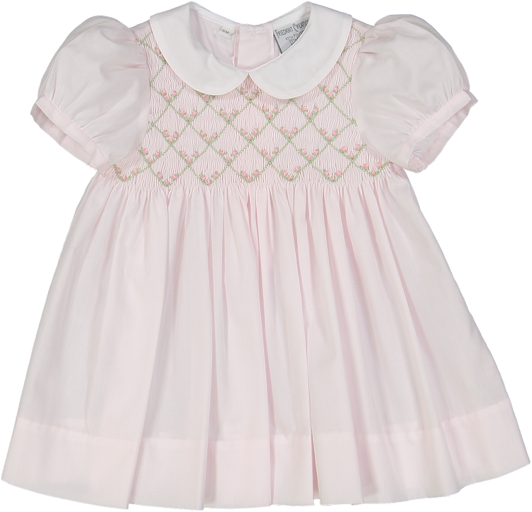 Feltman Brother Floral Bullions Diamond Smock Dress - Chi Chi London Arlia (750x721), Png Download