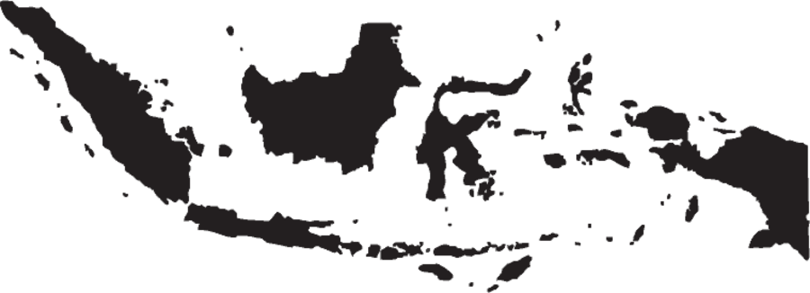 Indian Dress Png - Indonesian Map Vector Png (900x326), Png Download