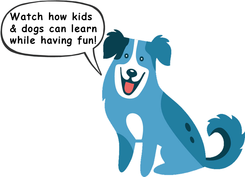 Watch How Kids And Dogs Can Learn While Having Fun1 - Dog (800x600), Png Download