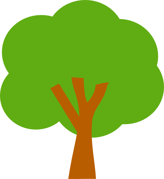 Small - Clipart Tree (546x595), Png Download