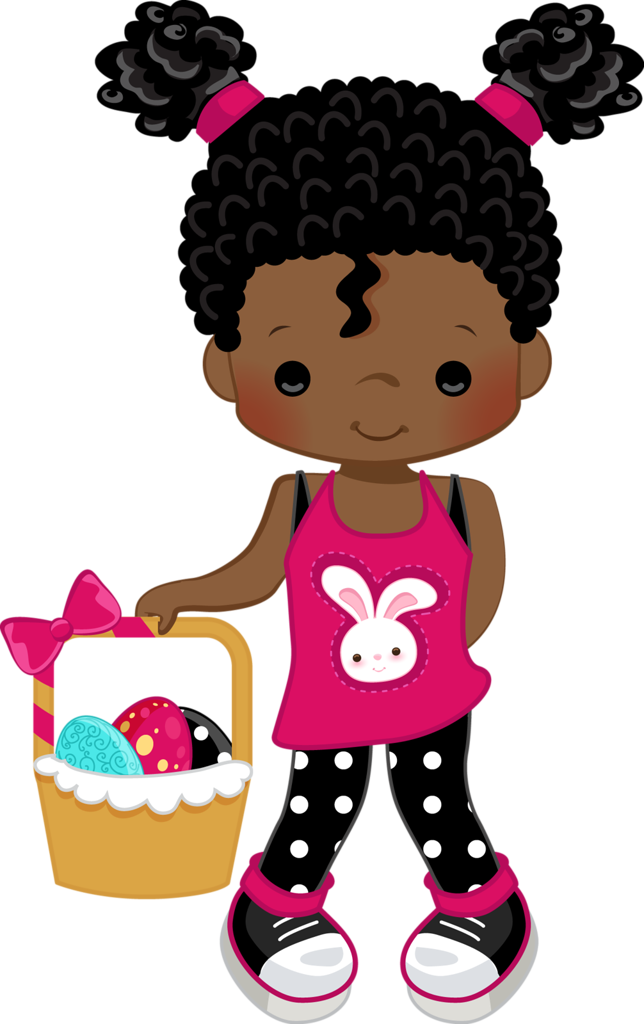 Tubes, Clipart De Páscoa - Infantil Muñecas Animadas (644x1024), Png Download