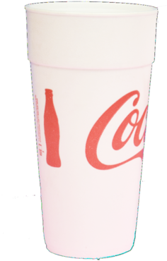 Coke Cup 24 Oz 300ct - Ounce (259x479), Png Download