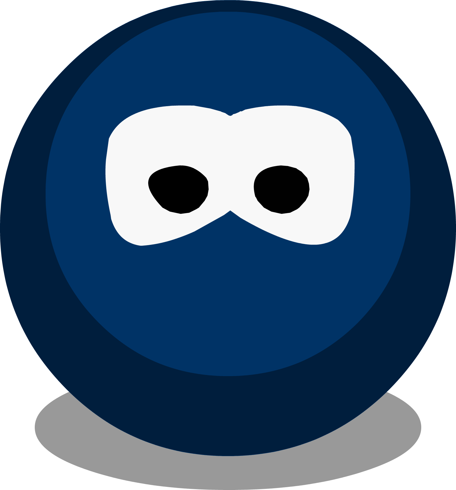 Information Template-info - Club Penguin Old Blue Colour (1600x1721), Png Download