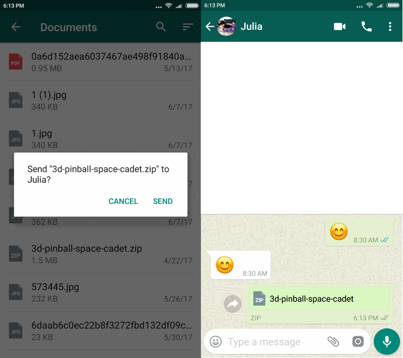 Whatsapp Send (800x711), Png Download
