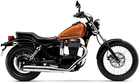 2017 Suzuki Boulevard S40 Orange - 2017 Suzuki Boulevard S40 (550x344), Png Download