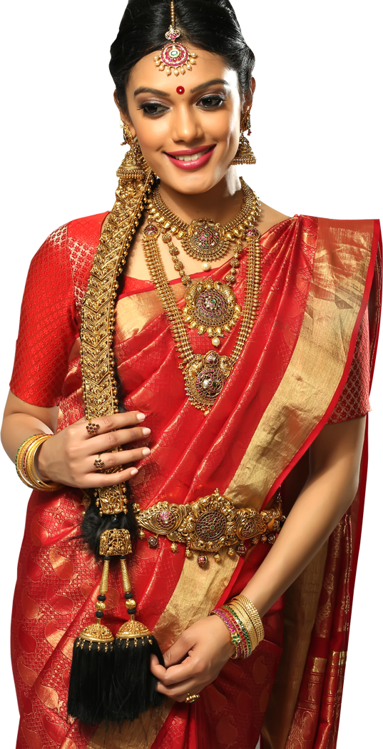Bridal Jewellery - Thumbnail (537x1050), Png Download