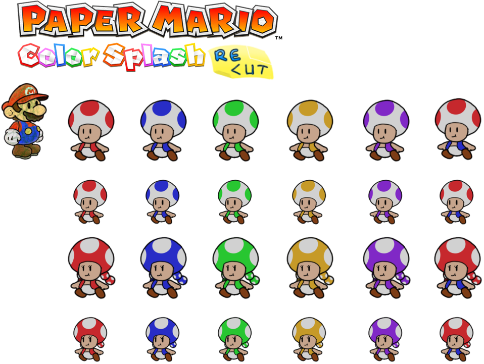 Prelude To The Recolored Paper Tale - Cartoon (1172x777), Png Download