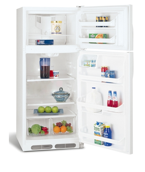 18 Cu Ft Top Mount Refrigerator - Frigidaire Frt17g5csb Top Freezer Refrigerator - 28" (700x700), Png Download