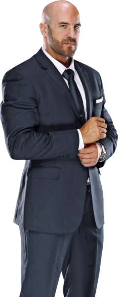 Men Suit Png - Wwe Cesaro Png 2016 (239x600), Png Download