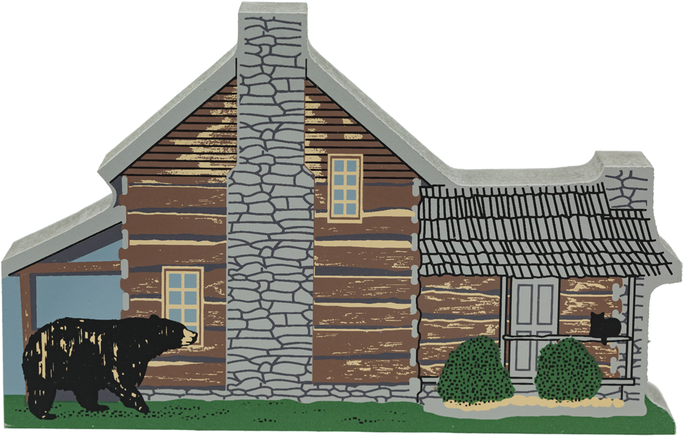 Pioneer Farmstead House, Great Smoky Mts - Great Smoky Mountains National Park (1000x637), Png Download