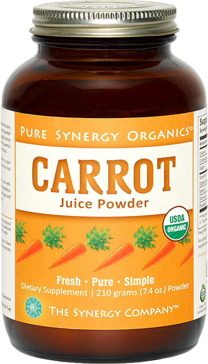 Carrot Juice Powder, - Pure Synergy Organics Carrot Juice Powder 7.4 Oz (210 (418x731), Png Download