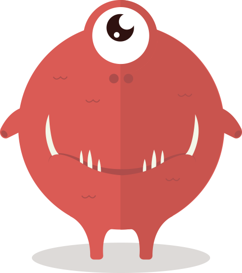 Website With Clip Art Galore - Cute Monster Clip Art Png (478x538), Png Download
