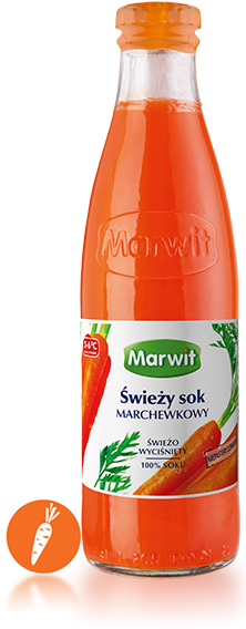 Fresh Carrot Juice - Marwit Sok Marchewkowy (225x579), Png Download