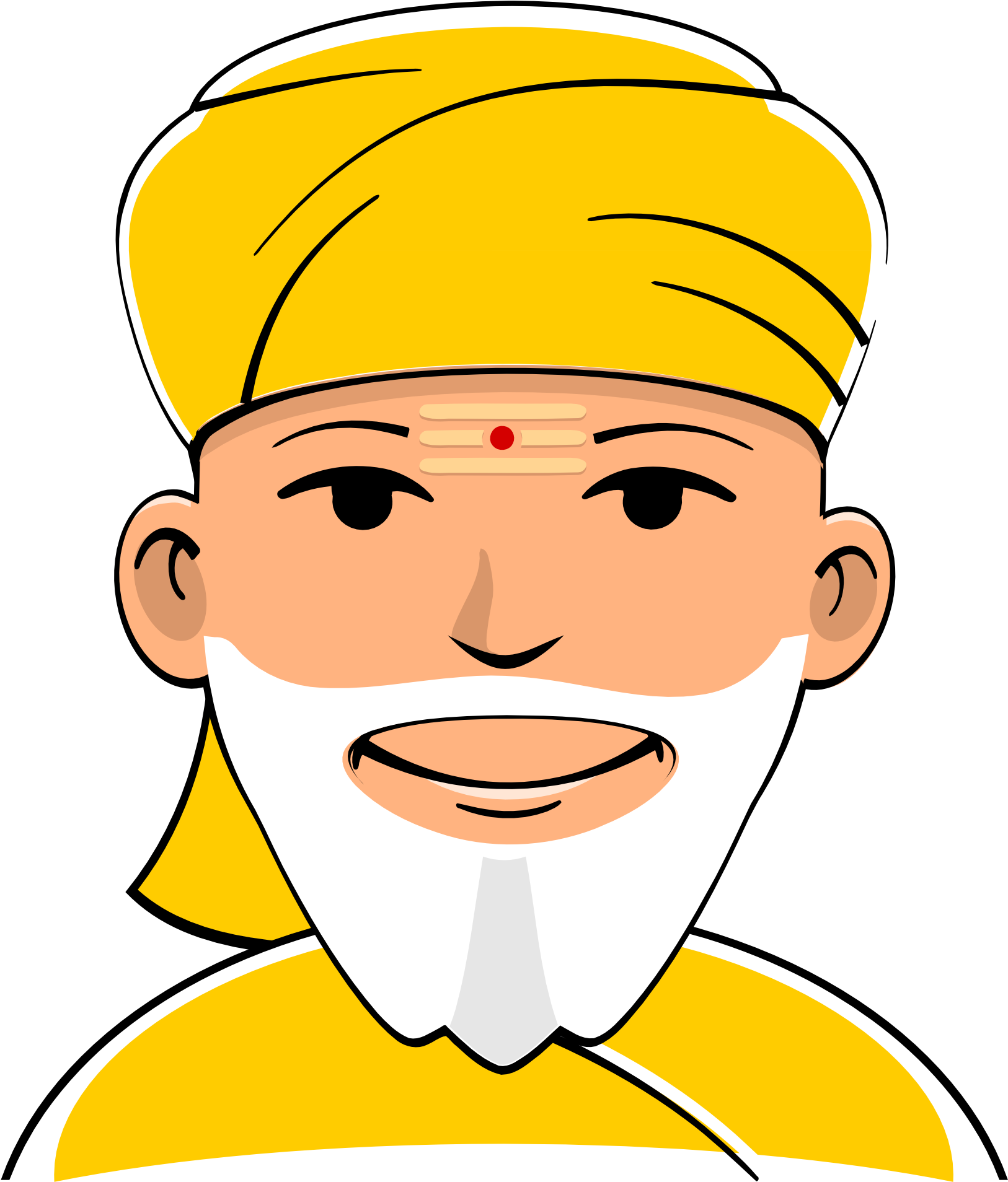 Free Download Happiness Clipart Turban Happiness Pagri (1695x1979), Png Download
