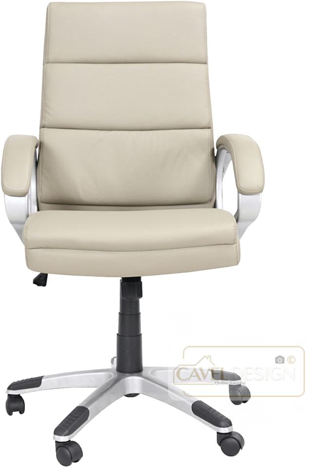 Milos Office Chair Light Grey - Directiestoel Wit (832x1024), Png Download