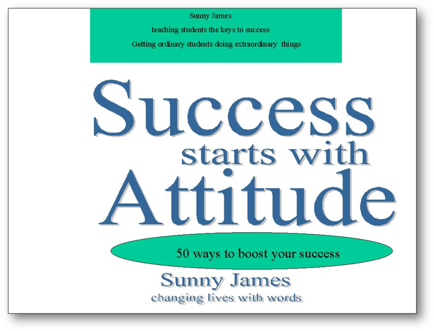 Download Positive Attitude Clipart Positive Mental - Success Starts With Attitude (899x687), Png Download