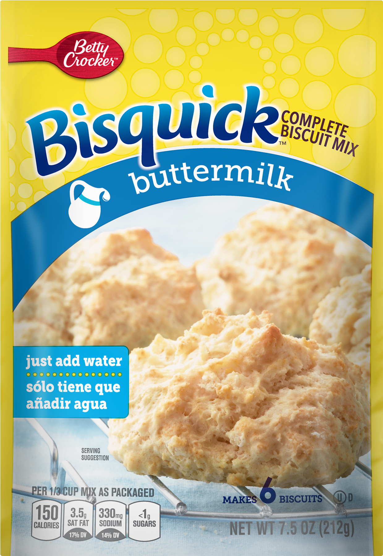 Betty Crocker Bisquick Buttermilk Complete Biscuit - Betty Crocker's Bisquick Original Pancake And Baking (1800x1800), Png Download