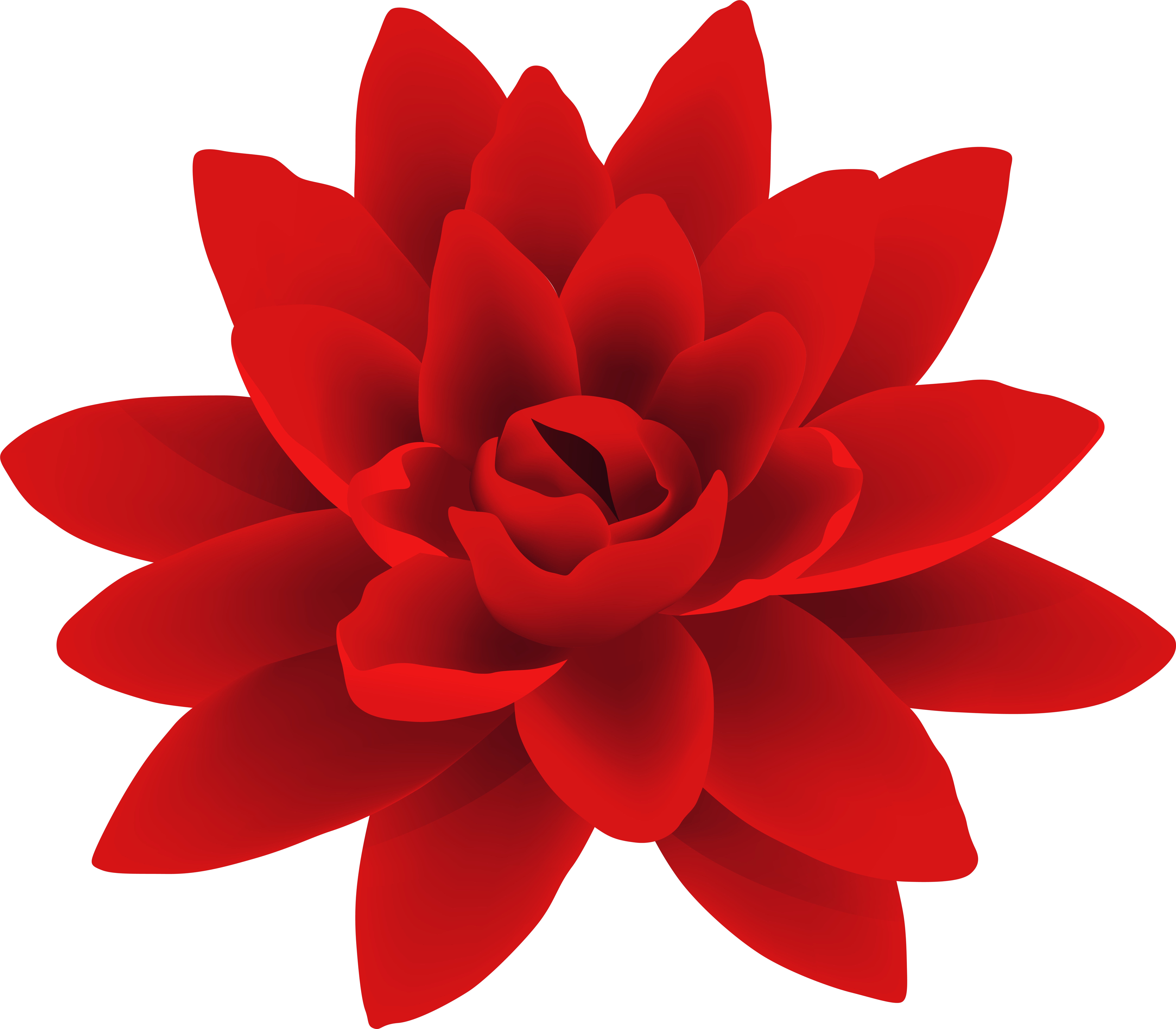 Dahlia Flower Png (8000x7006), Png Download