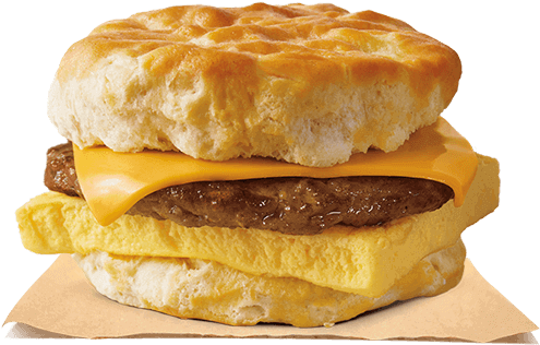 Download Sausage, Egg & Cheese Biscuit - Burger King Menu - HD ...