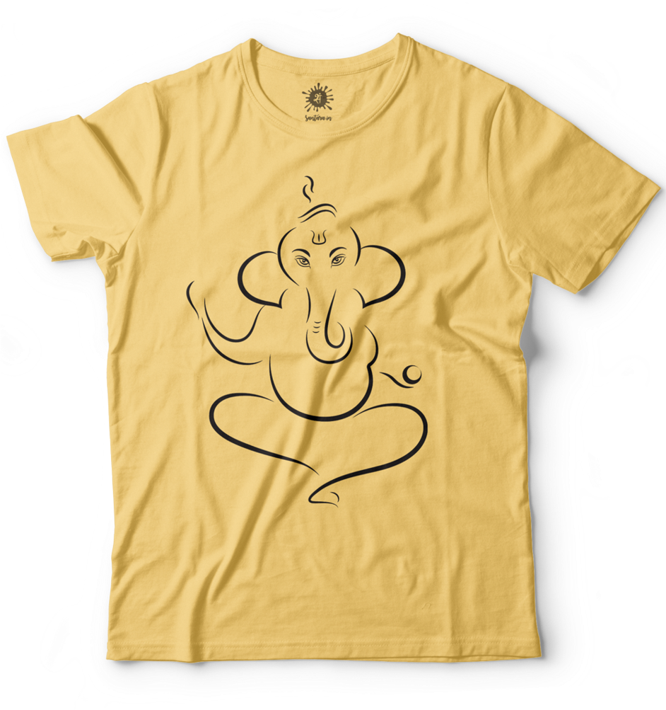 Minimalist Ganesha (941x1024), Png Download