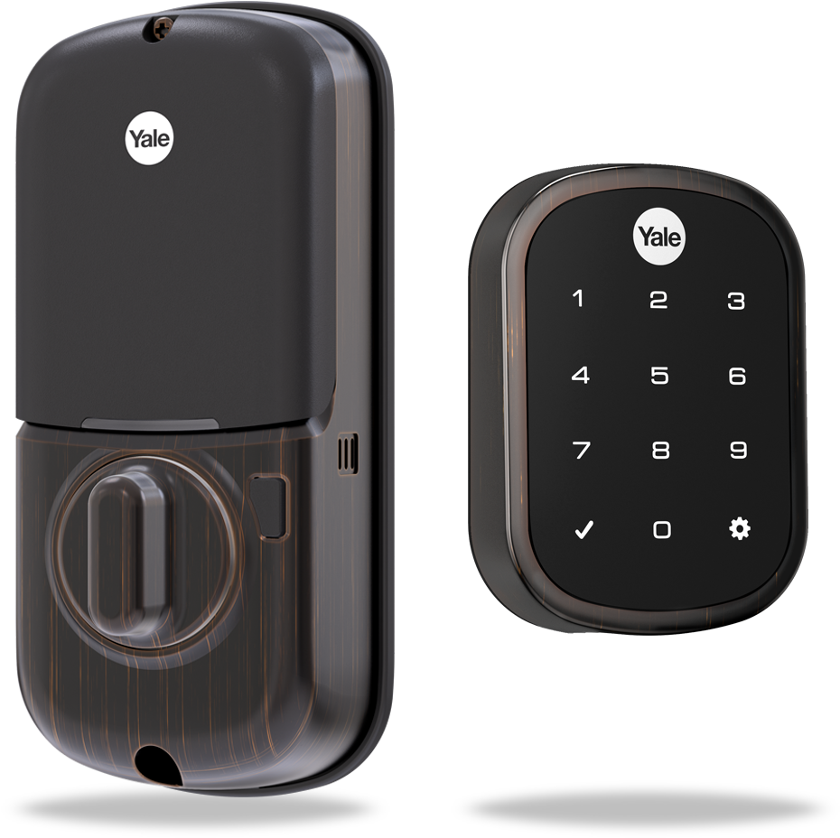 Yale Real Living Yrd256 Nr 613 Assure Lock Sl Key Free - Yale Real Living Assure Lock Key-free Touchscreen Deadbolt (1000x1000), Png Download
