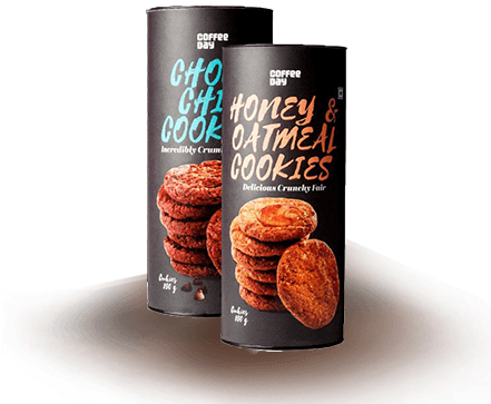 Cookies, Choco Chip Biscuits, Honey Oatmeal Cookies, - Chocolate (440x390), Png Download