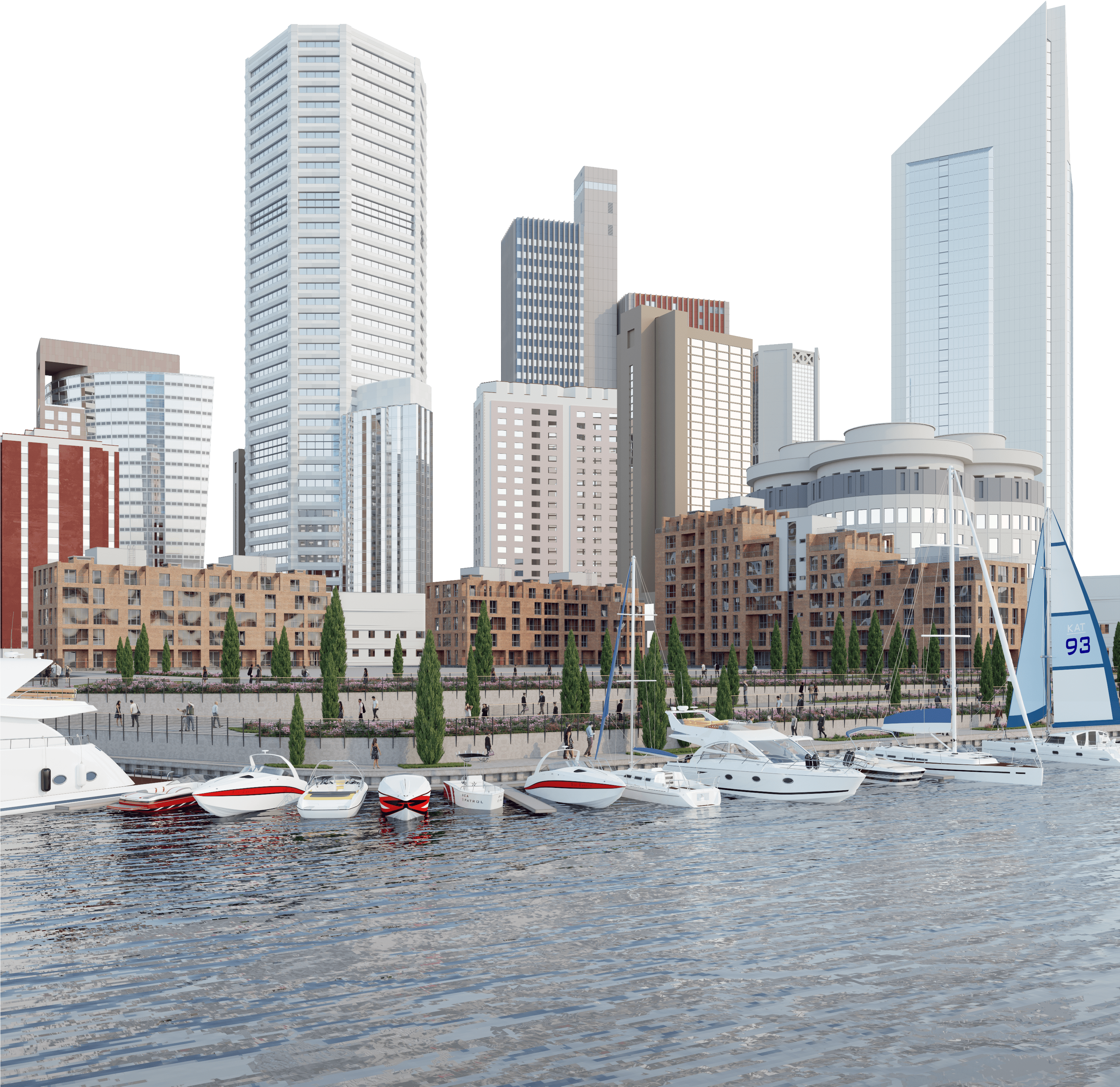 Apartment Building - Sail (3200x3200), Png Download