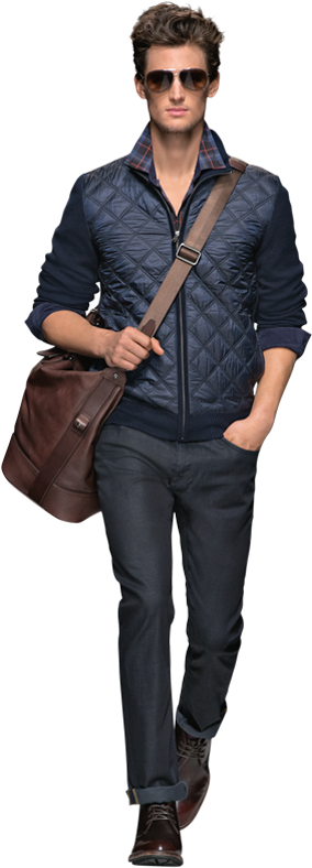 Hugo Boss Fall Winter 2013 2014 Mens Sportswear - Застегивать Пальто (600x850), Png Download