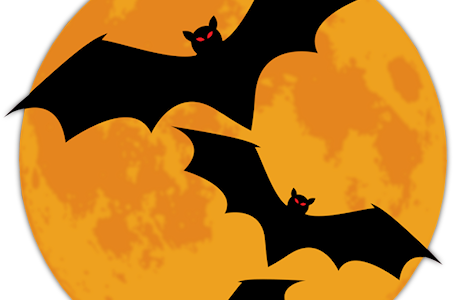 Halloween Png Images Free - Morcegos Png (453x300), Png Download