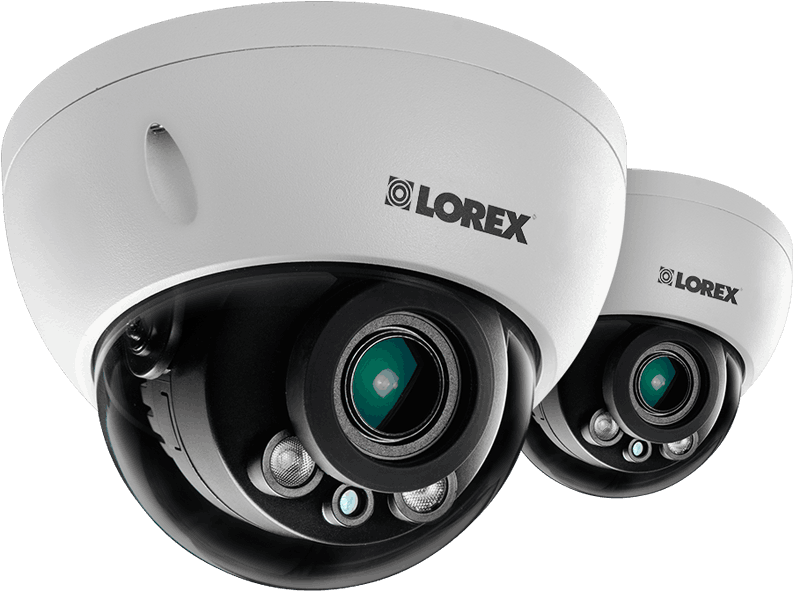 2k Super Hd Vandal Proof Outdoor Security Dome Camera - Lorex Lnd3374sb 2k 3mp Dome Security Camera (900x600), Png Download