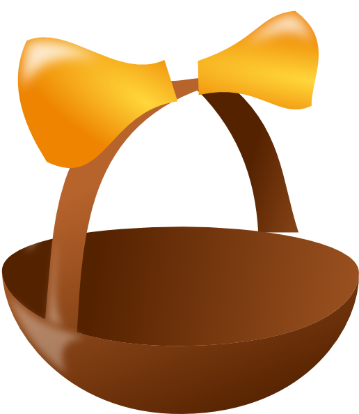 Empty Fruit Basket Clipart (516x594), Png Download