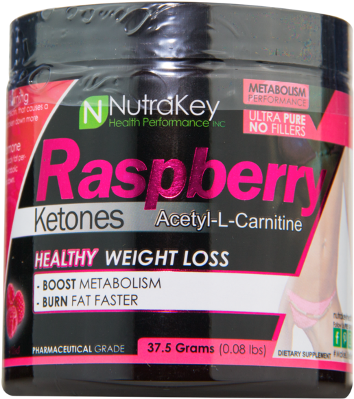 Raspberry Ketones L-carnitine - Nutrakey Raspberry Ketones (600x600), Png Download