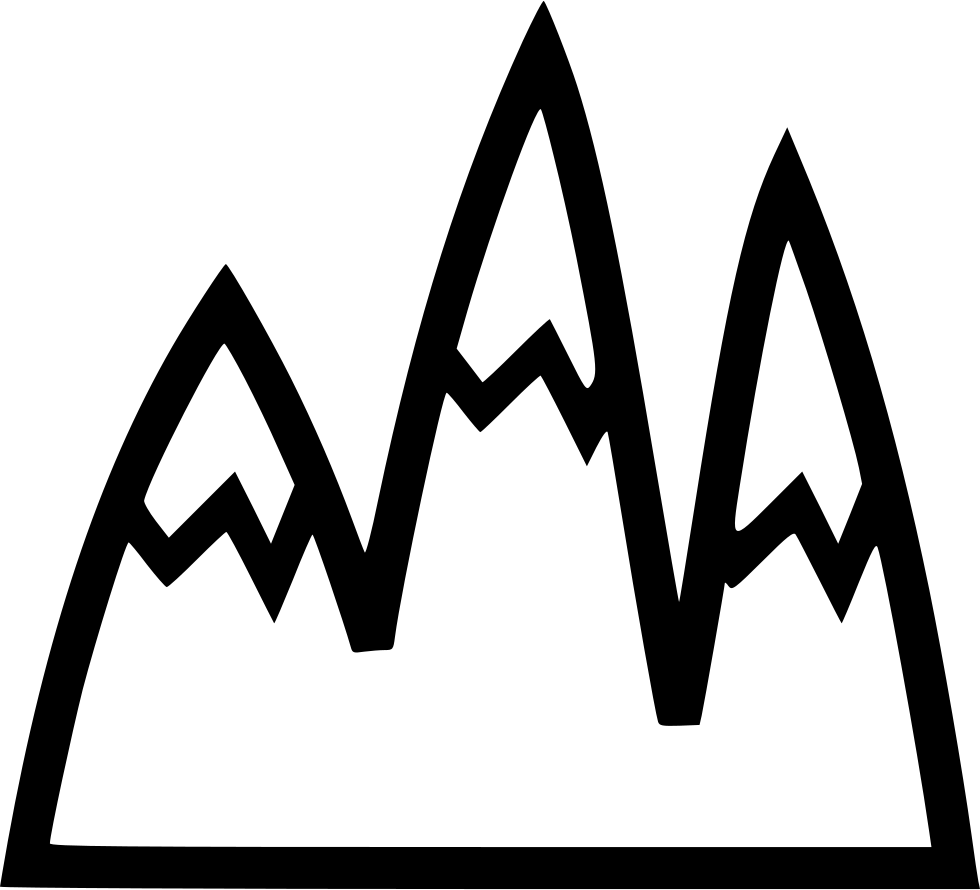 Ice Top Mountain - Icon (980x890), Png Download