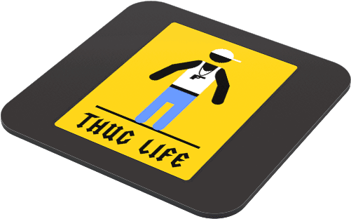 Thug Life Coaster - Sign (500x500), Png Download
