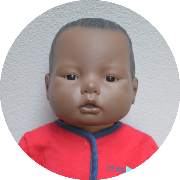 African American Indian Male - Baby (600x600), Png Download