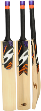 Ss Single S Orange Color English Willow Cricket Bat - Cricket Bat (619x460), Png Download