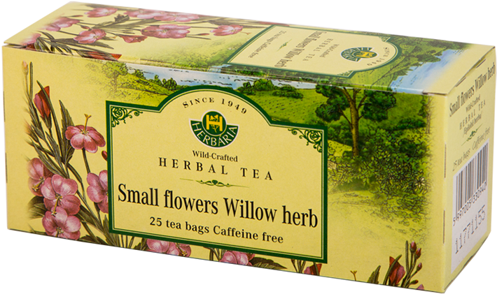 Small Flowers Willow Herb Tea, 25 Tea Bags - Herbaria Small Flowers Willow Herb 25 Tea Bags (723x500), Png Download