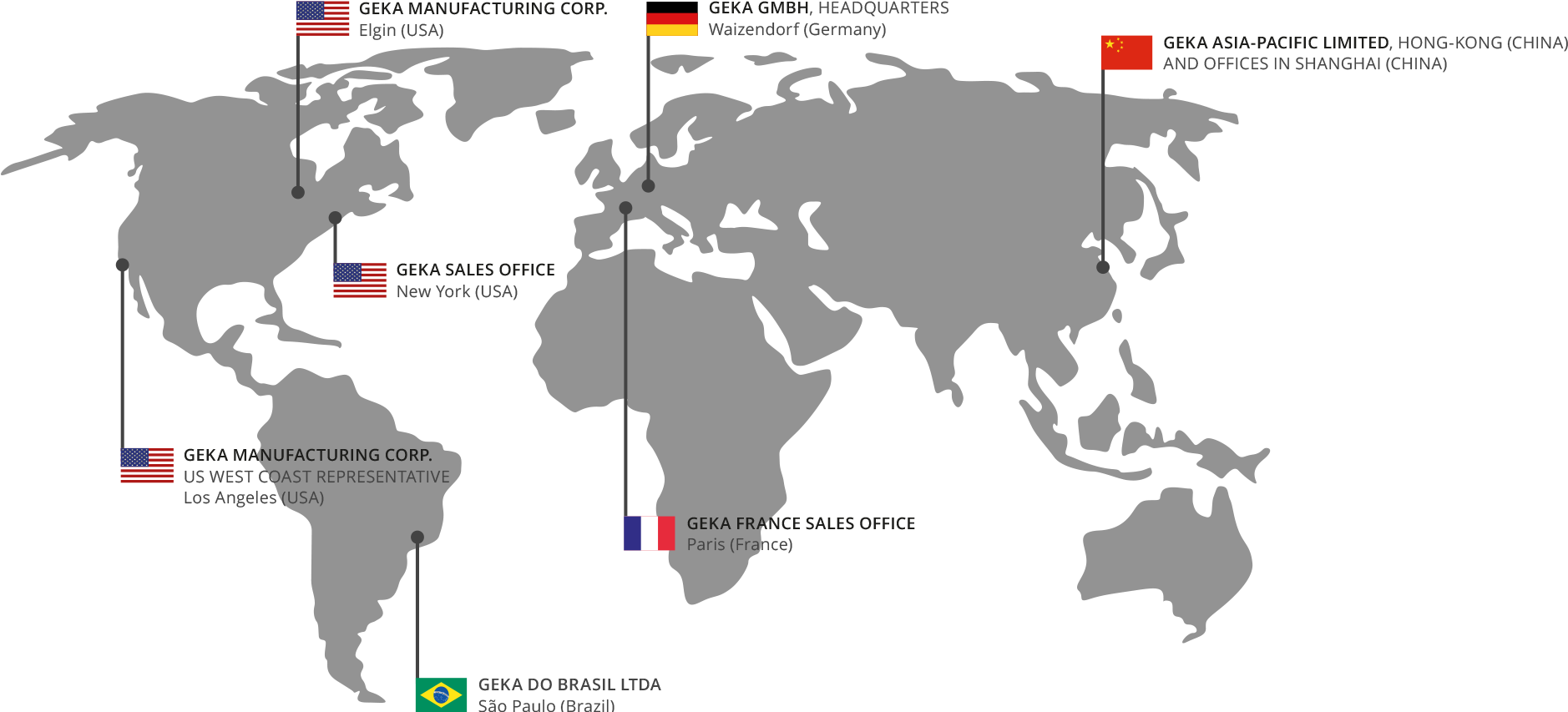 Standorte 2016 China World Map - World Map (1920x883), Png Download